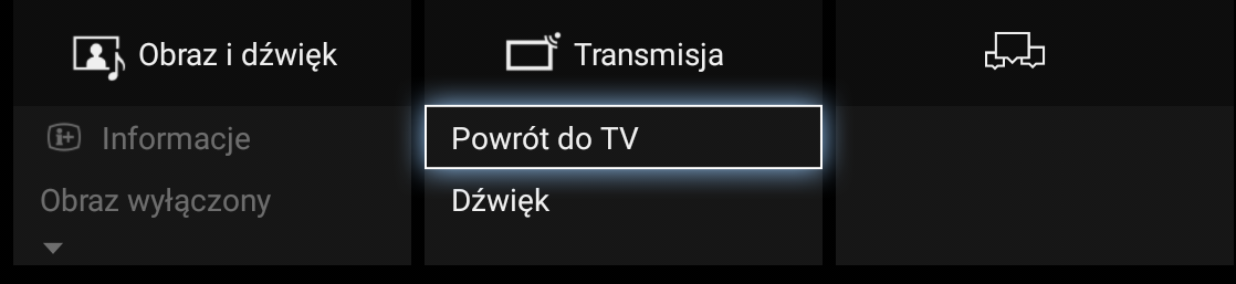 Rejestrowanie ekranu w menu Akcji