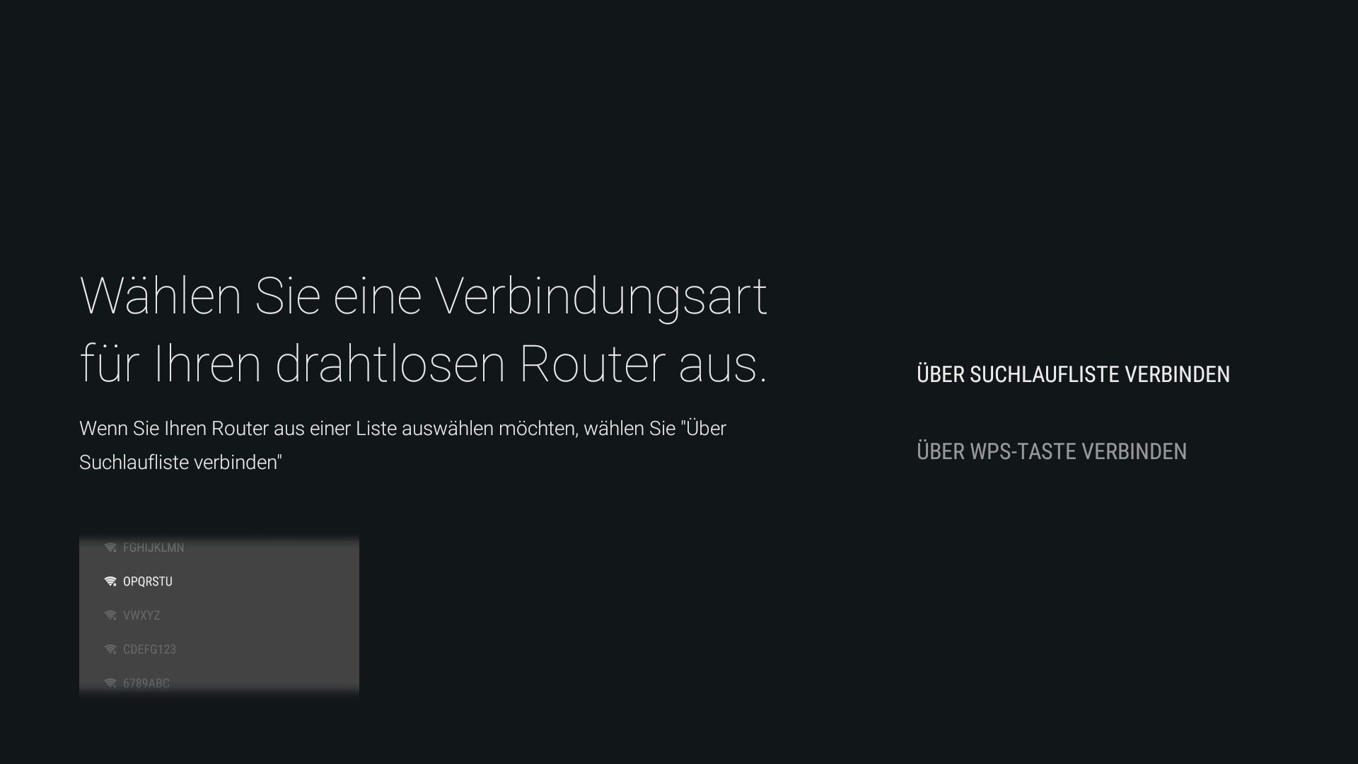 Android – Nach Überprüfungsliste verbinden