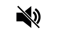 No sound icon