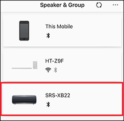 under Speaker & Group, select your speaker model 