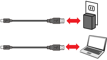 Use another USB port or connect an AC adapter