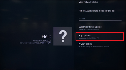 Actualizaciones de aplicaciones