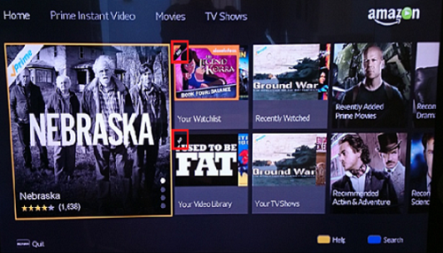 Amazon movie catalog
