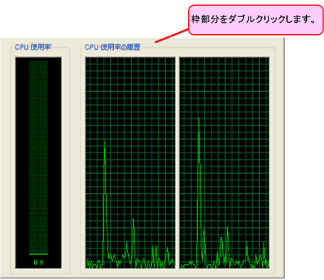 [Tiny Footprintモード]画面