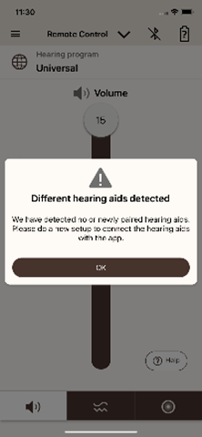 Instructions for connecting Sony Hearing Control App to CRE-E10 hearing aids
