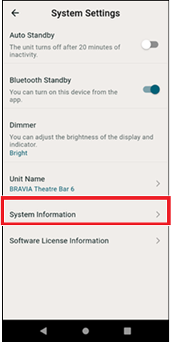 System Information (systeminformation) finns på den andra raden underifrån.