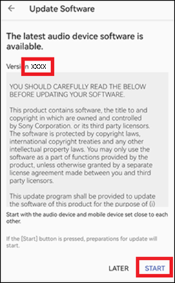 [START] is located in the lower right corner of the screen.