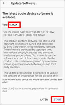 Przycisk Start znajduje się w prawym dolnym rogu ekranu.