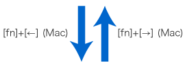 Use of keyboard shortcuts to switch among view modes.