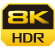 Logo of 8K HDR