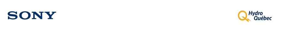 SONY lgoo / Hydro-Québec logo