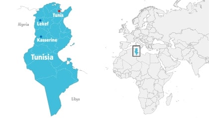 Tunisia Map