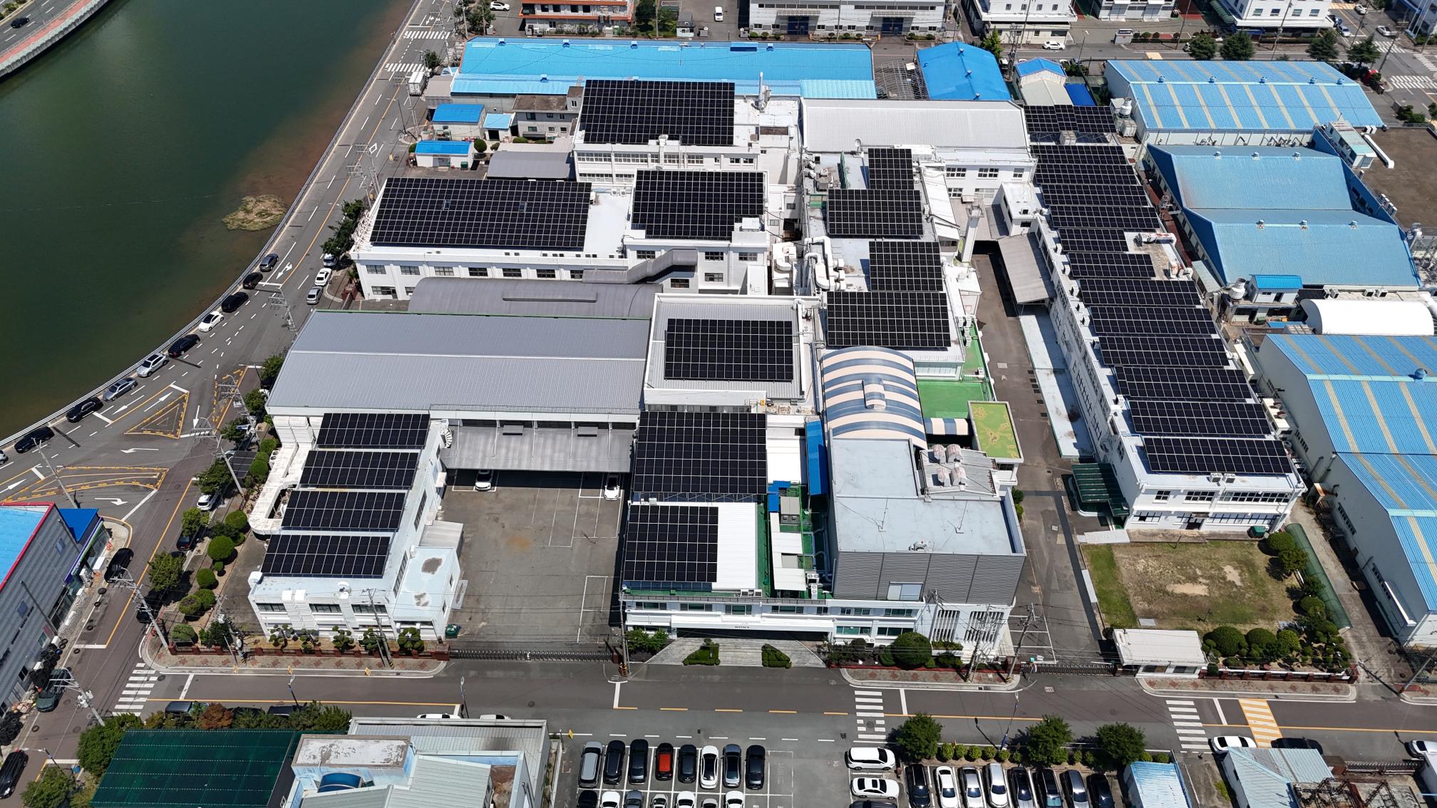 Photo: Solar panels at SEK