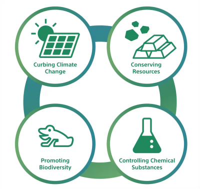 Diagram: Four Environmental Perspectives. See main text for more information