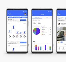 App screen on a smartphone