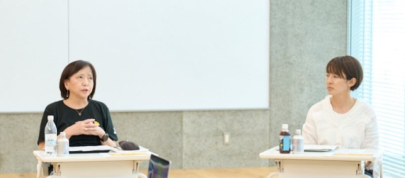 Scenes from the event: Kamata and Iwasa