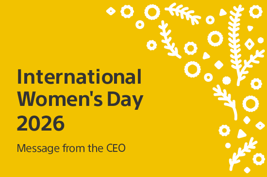 International Women's Day 2026 Message from the CEO