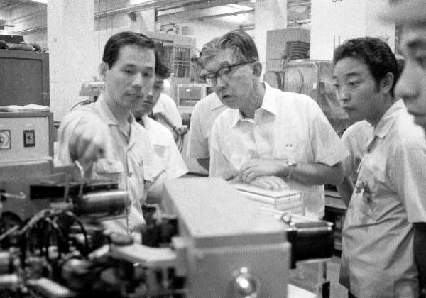 the first Sony Technology Exchange Fair (1973) exhibit