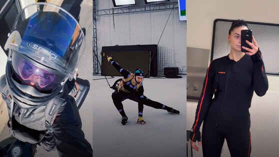 A collage of images showing an individual’s day in the life at Torchlight