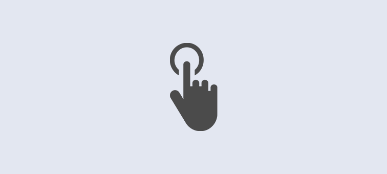 Touch control icon