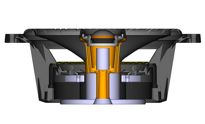 Mobile ES speaker Structure cutaway