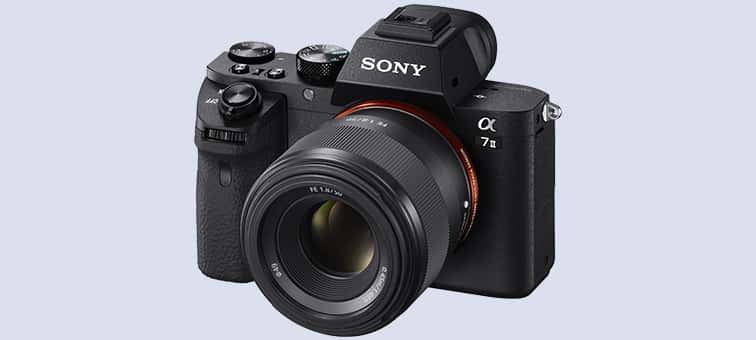 sony 50mm f1.8 Sony E 50mm f/1.8 OSS Lens for Sony E, Black SEL50F18/