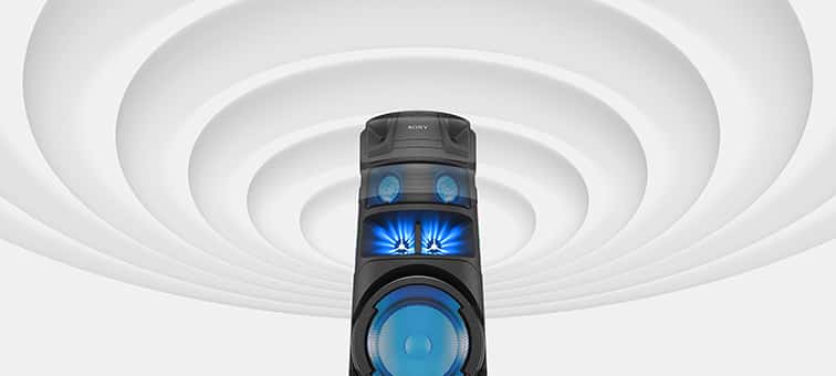 Especificações do MHC-V83D | Sistemas Hi-Fi tudo-em-um | Sony Angola