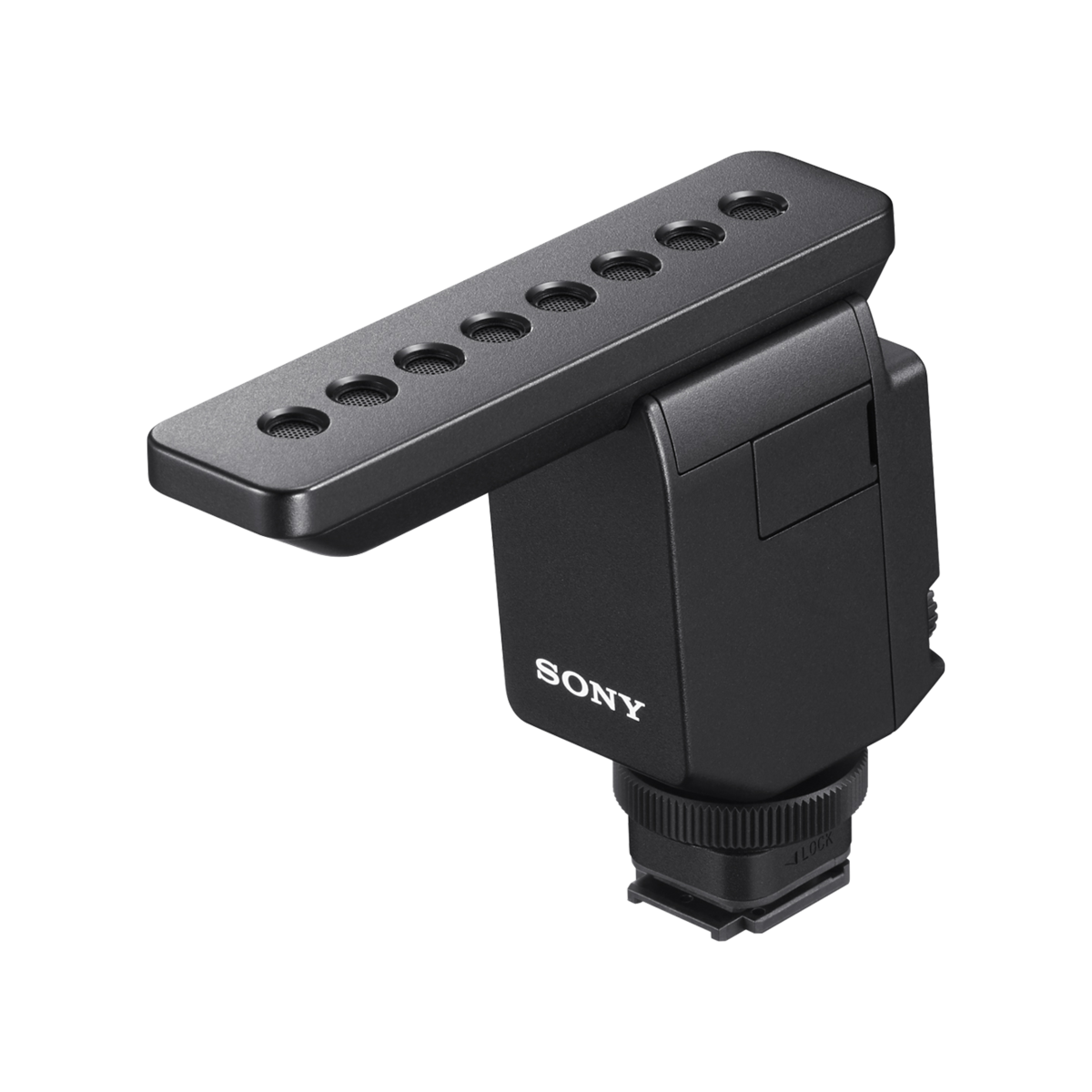 Shotgun microphone for Multi interface shoe with Digital audio interface