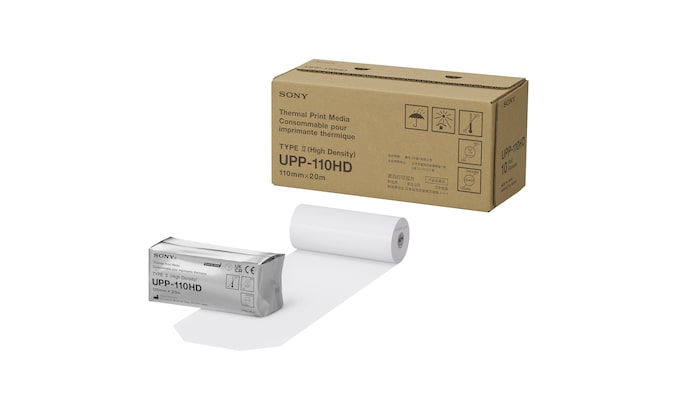 UPP-110HD A6 Width Black and White High-Density Print Media - Sony Pro