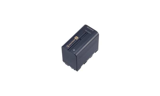 NP-F Piastra adattatore per batteria Sony NP-F980, 970, 750, 550, con