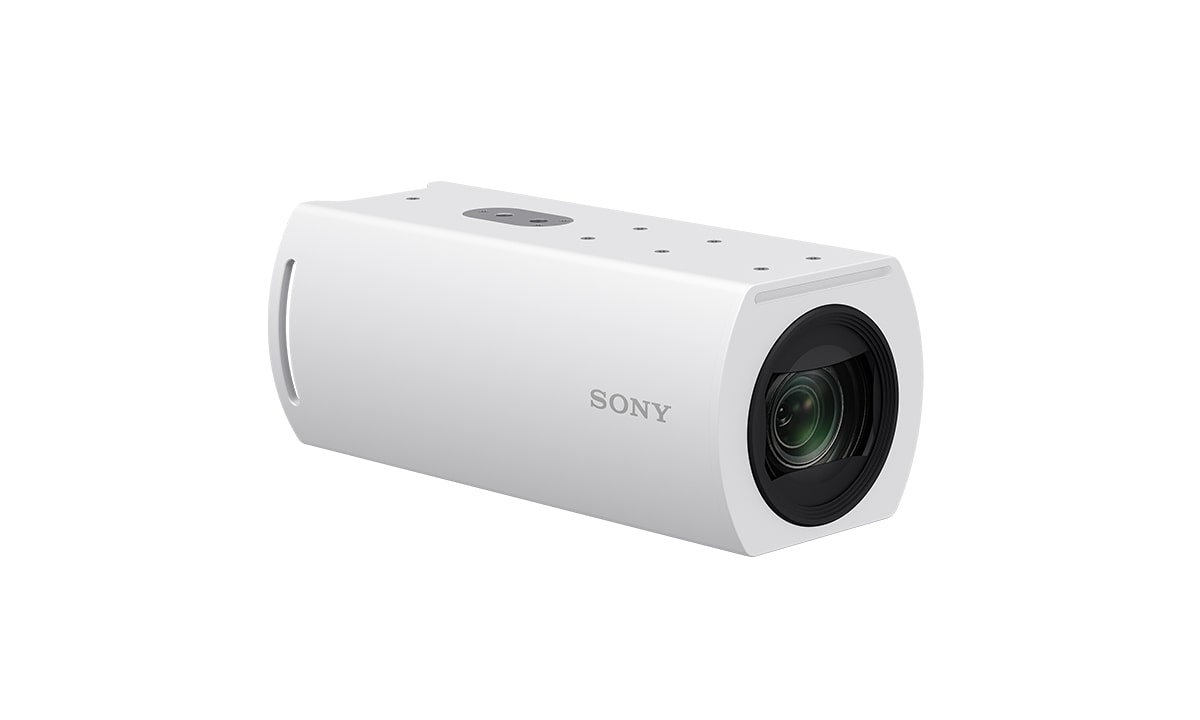 Câmera IP compacta estilo CAIXA 4K 60p SRG-XB25 com zoom óptico de