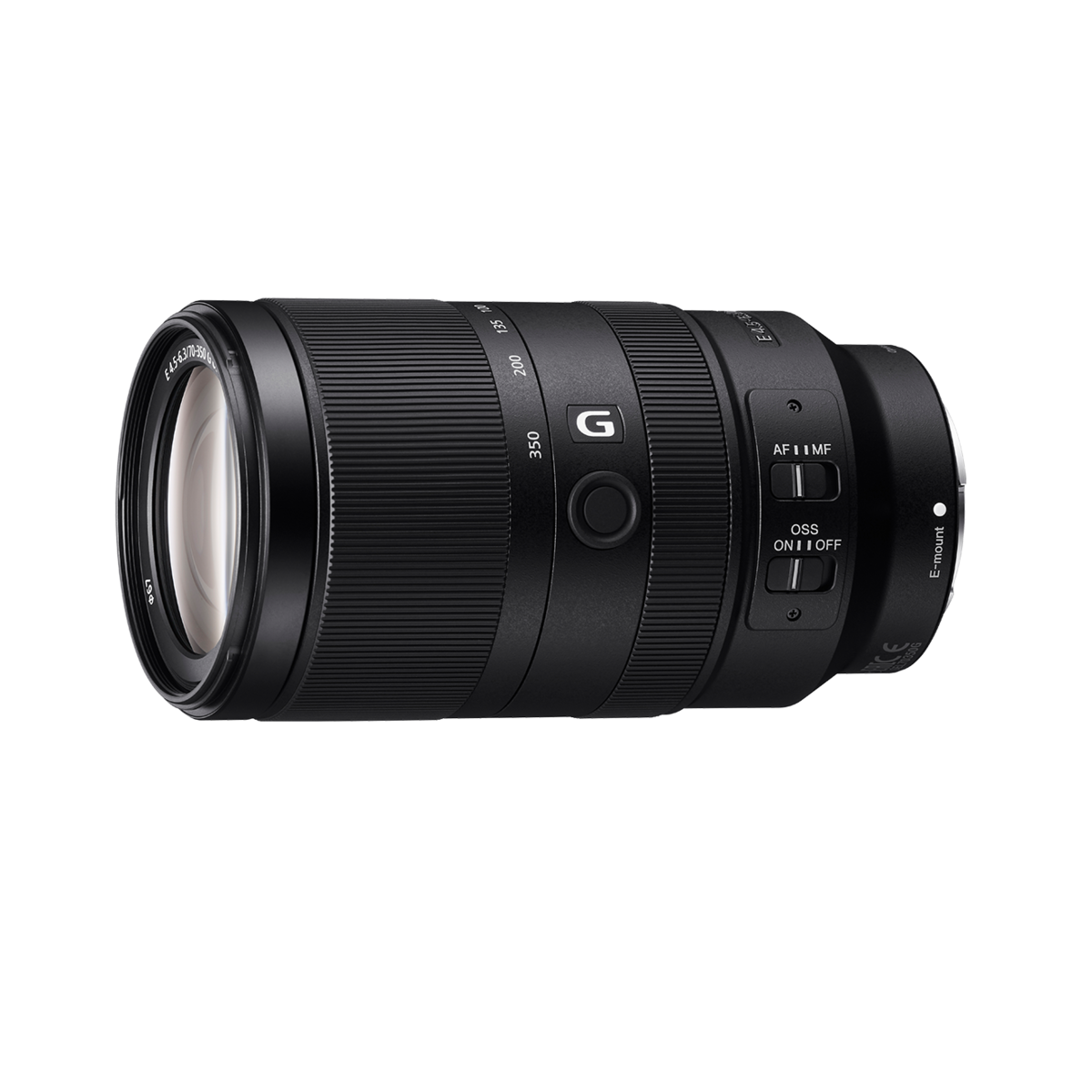 E 70–350 mm F4.5–6.3 G OSS APS-C Telephoto Zoom G Lens with Optical SteadyShot