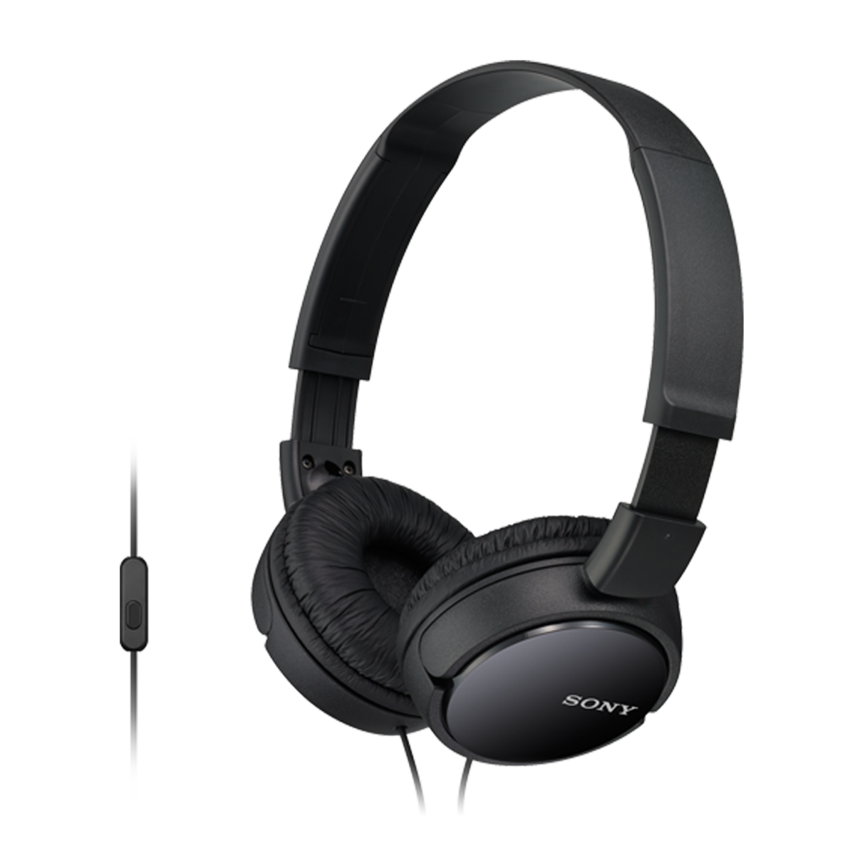 MDR-ZX110AP Wired On-Ear Headphones with Microphone