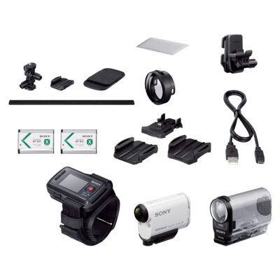 AS200V Action Cam with Wi-Fi & GPS and Travel Kit
