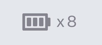 Enjoy up to 8 charges on the go