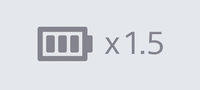 5,000mAh: ชาร์จสมาร์ทโฟนได้สูงสุด 1.5 ครั้ง 