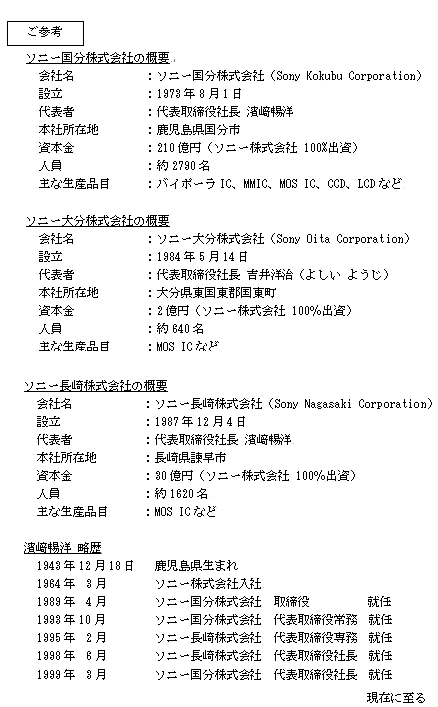 新会社の概要