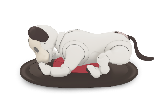 aiboの寝かしつけ