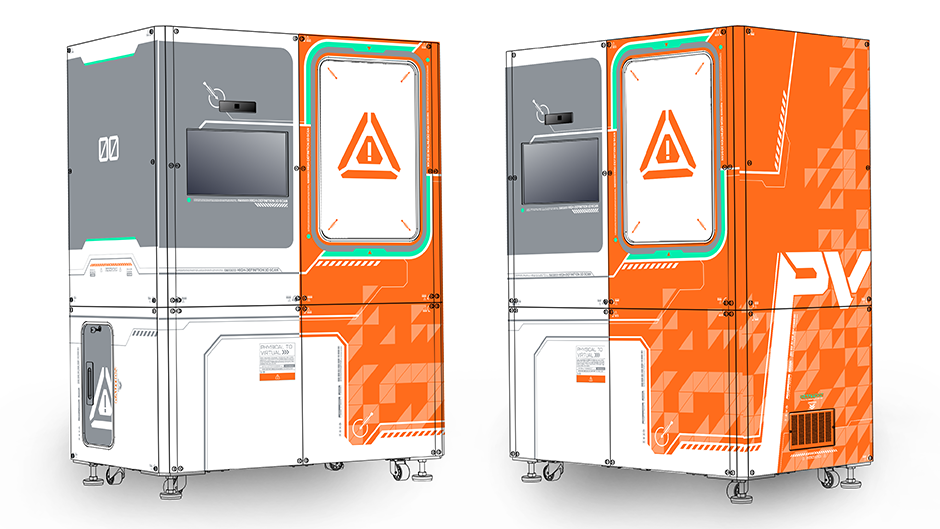 「ハイクオリティ・ガンプラスキャン」向けに新たに開発した高精細3Dスキャン機器「SCANOSYS」