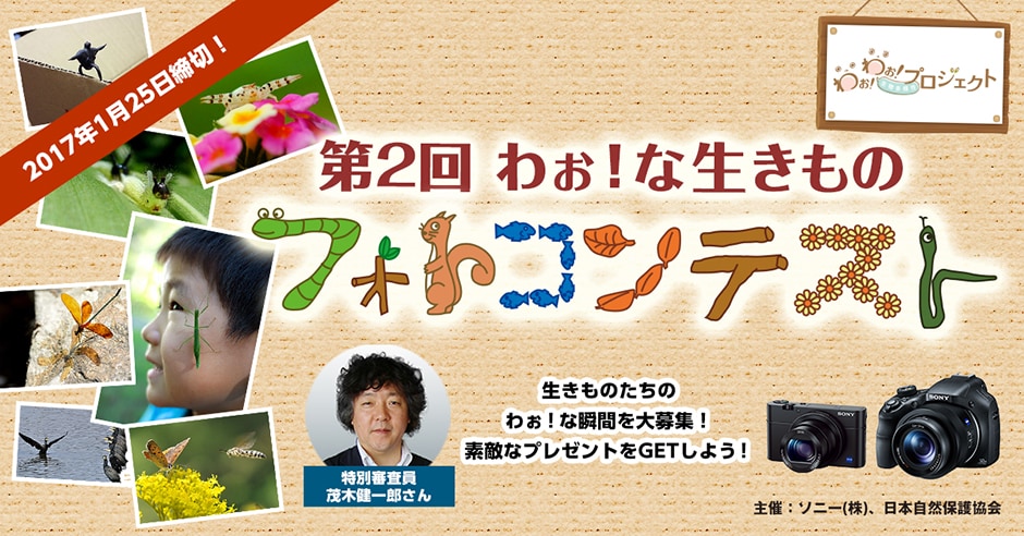 第2回 わぉ！な生きものフォトコンテスト