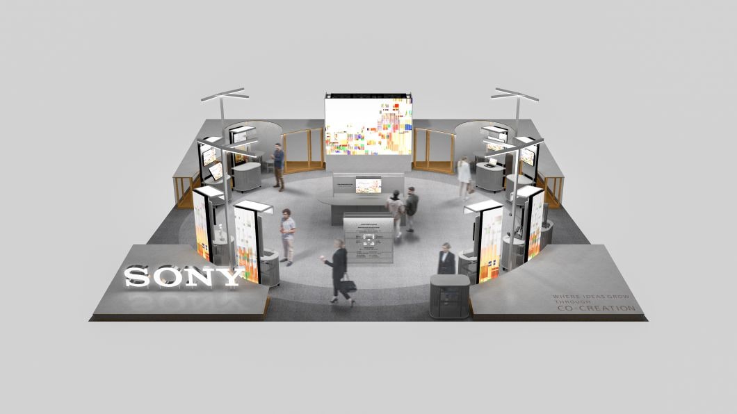 ソニーブース展示イメージ