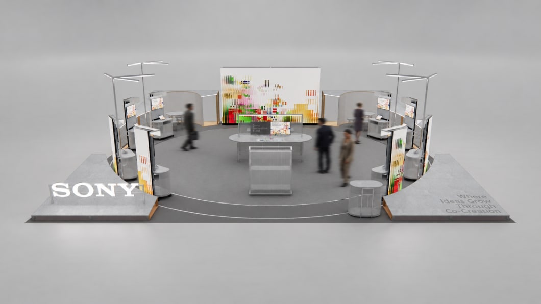 ソニーブース展示イメージ