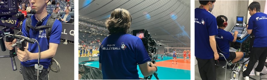 中継スタッフのスタッフウェア