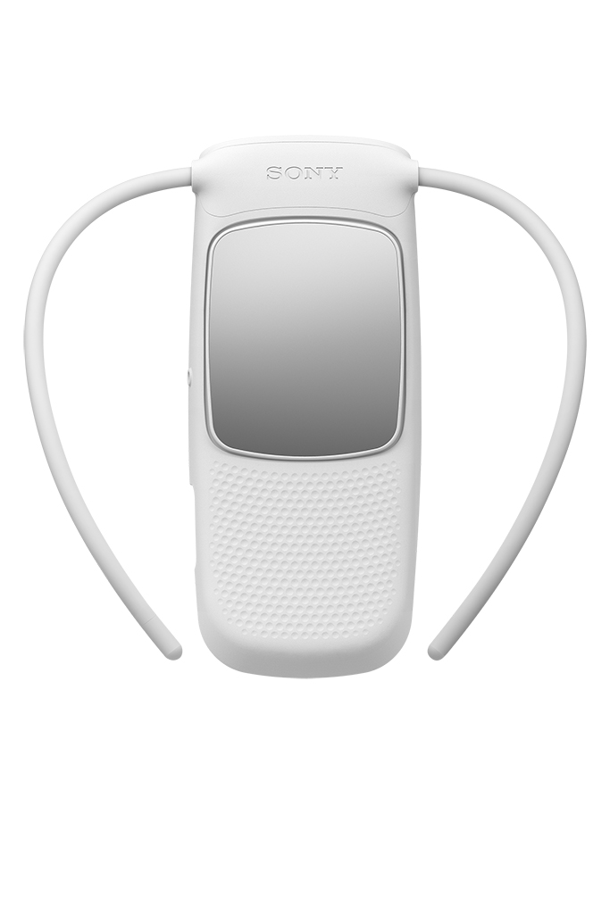 SONY REON POCKET 4 ホワイト　ウェアラブルサーモデバイス 冷温の自動切り替え機能※1を新搭載したウェアラブルサーモデバイス